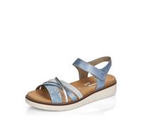 Rieker Remonte Damen D2058 Sandalen, Sandalia Mujer, Blau, 42 EU