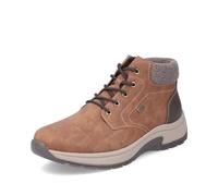 Rieker RiekerTEX 11030 - Botas de hombre con cordones, con plantilla suelta, resistentes al agua, Braun 25, 42 EU Ancho