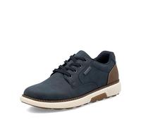Rieker riekerTEX B3317 - Zapatillas de hombre con cordones, plantilla suelta, resistente al agua, Azul 14, 41 EU Weit