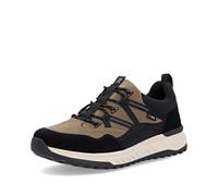Rieker riekerTEX U0104 - Zapatillas bajas para hombre, con plantilla suelta, resistente al agua, para hombre, Braun Kombi 20, 46 EU