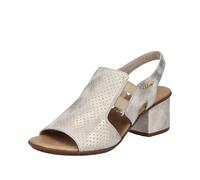 Rieker Sandale, Sandalias Mujer, Beige, 40 EU