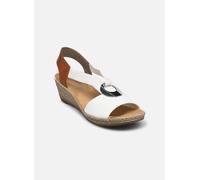 Rieker Sandales compensées - 624H6 36 Blanco