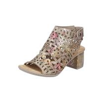 Rieker Sandalia De Dama Con Corte En La Parte Superior Y Tacón De Bloque 64780