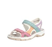 Rieker Sandalia De Dama Multicolor Trekking Outdoor Con Acolchado 68866