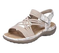 Rieker Sandalia Mujer 64888, beige, 38 EU