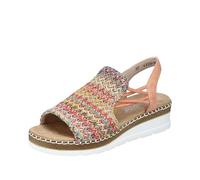 Rieker Sandalia Mujer V1241, carbón, 38 EU