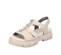 Rieker Sandalia Mujer V5350, beige, 41 EU