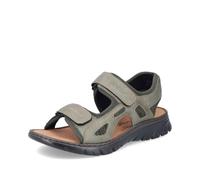 Rieker Sandalia para hombre 26761, verde, 44 EU