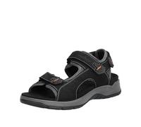Rieker 26951, Sandalia Hombre, Negro, 44 EU