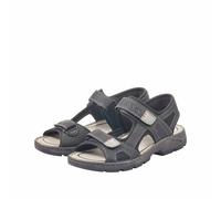 Rieker Sandalia Para Hombre Negra 26156