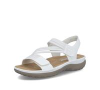 Rieker Sandalias clásicas de las mujeres 64870, Sandalias de mujer, Blanco 81, 42 EU