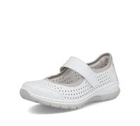 Rieker Sandalias clásicas de las mujeres 64870, Sandalias de mujer, Blanco 82, 38 EU