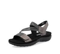 Rieker Sandalias clásicas de las mujeres 64870, Sandalias de mujer, Gris 42, 43 EU