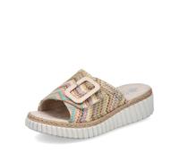 Rieker Sandalias clásicas de las mujeres 69253, sandalias de las mujeres, Multi 91, 39 EU Ancho