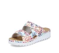 Rieker Sandalias clásicas de las mujeres V1392, sandalias de las mujeres, Multi 90, 41 EU Schmal