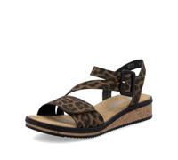 Rieker Sandalias clásicas de las mujeres V3660, sandalias de las mujeres, Multi 90, 36 EU