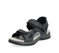 Rieker Sandalias de trekking azul / rojo sangre / negro, Talla 43