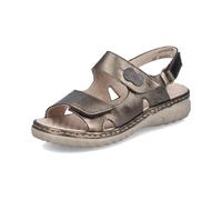 Rieker Sandalias de cuña para mujer 60462, marrón, 36 EU
