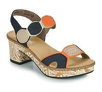 Rieker Sandalias de tacón 63876-90 in Azul 39