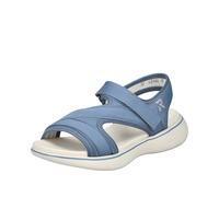 Rieker Sandalias de trekking para mujer, color azul, talla 37 EU, azul, 37 EU