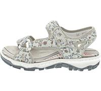 Rieker Sandalias de trekking para mujer, multicolor, talla 4
