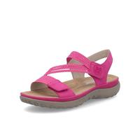 Rieker Sandalias fashion de cuero mujer 64870, Talla:37 EU, Color:Rosa