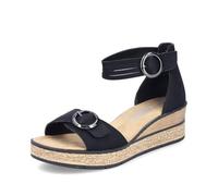 Rieker Sandalias Fashion Mujer 63780, Talla:42 EU, Color:Negro
