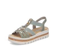 Rieker Sandalias Fashion Mujer V4949, Talla:37 EU, Color:Verde