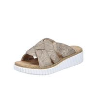 Rieker Sandalias para mujer 63280, beige, 39 EU