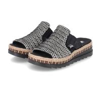 Rieker Zapatos abiertos antracita / negro / blanco, Talla 42