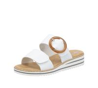 Rieker Sandalias para mujer V0692, Blanco, 39 EU