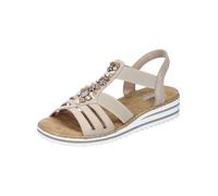 Rieker Sandalia mujer V0649 Beige Talla 42 EU