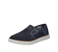 Rieker Slipper, Mocasín Hombre, Azul, 45 EU