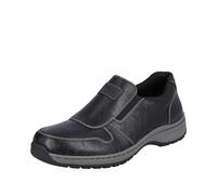 Rieker Slipper, Mocasín Hombre, Negro, 42 EU X-Ancho