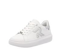 Rieker Sneaker Low, Zapatillas Bajas Mujer, Blanco Nácar, 38 EU