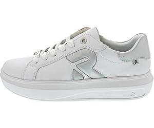 Rieker Sneaker Low, Zapatillas Bajas Mujer, Blanco Nácar, 38 EU