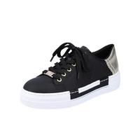 Rieker Sneaker Low, Zapatillas Mujer, Negro, 42 EU