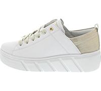 Rieker Sneaker, Zapatos con Cordones Mujer, Blanco Concha Blanco, 39 EU
