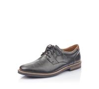 Rieker - Frühjahr/Sommer, Zapatos de Cordones Derby Hombre, Negro (Schwarz/Mogano/ 00 00), 43 EU