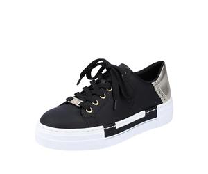 Rieker Tenis Bajos para Mujer, Black, 36 EU