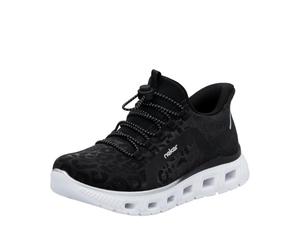 Rieker Tenis M6066 para Mujer, Black, 36 EU