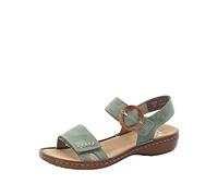 Rieker 608z3, Sandalia Mujer, Verde, 40 EU