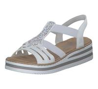 Rieker Sandalias mezcla de colores / blanco, Talla 41