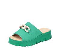 Rieker V1088, Pantuflas Mujer, Verde, 41 EU