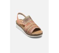Rieker Sandalia para mujer V1241, carbón, 37 EU