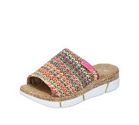 Rieker V2369, Pantuflas Mujer, Multi Clavel, 43 EU