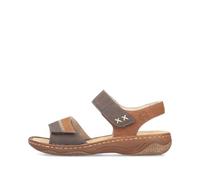 Rieker V2860, Sandalia con Pulsera Mujer, marrón, 41 EU
