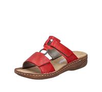 Rieker V2885, Pantuflas Mujer, Rojo, 40 EU