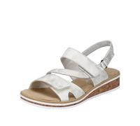 Rieker V3666, Sandalia Mujer, Beige, 41 EU