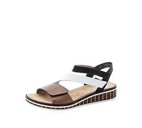 Rieker V3670, Sandalia Mujer, Beige Combi 64, 40 EU